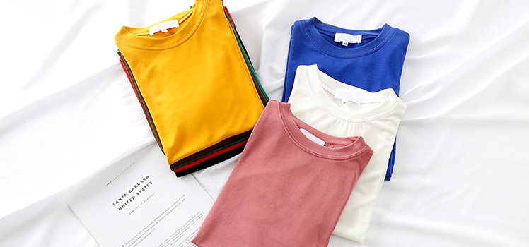 临沧夏季T恤衫定做要选对材质